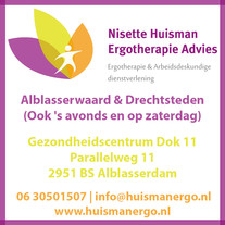 Banner Nisette Huisman Ergotherapie Advies eerste opzet