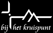 logo bij het kruispunt zwart