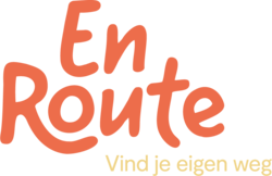 EnRoute oranje met slogan geel groot