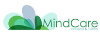 MindCare logo met ondertitel met achtergrond